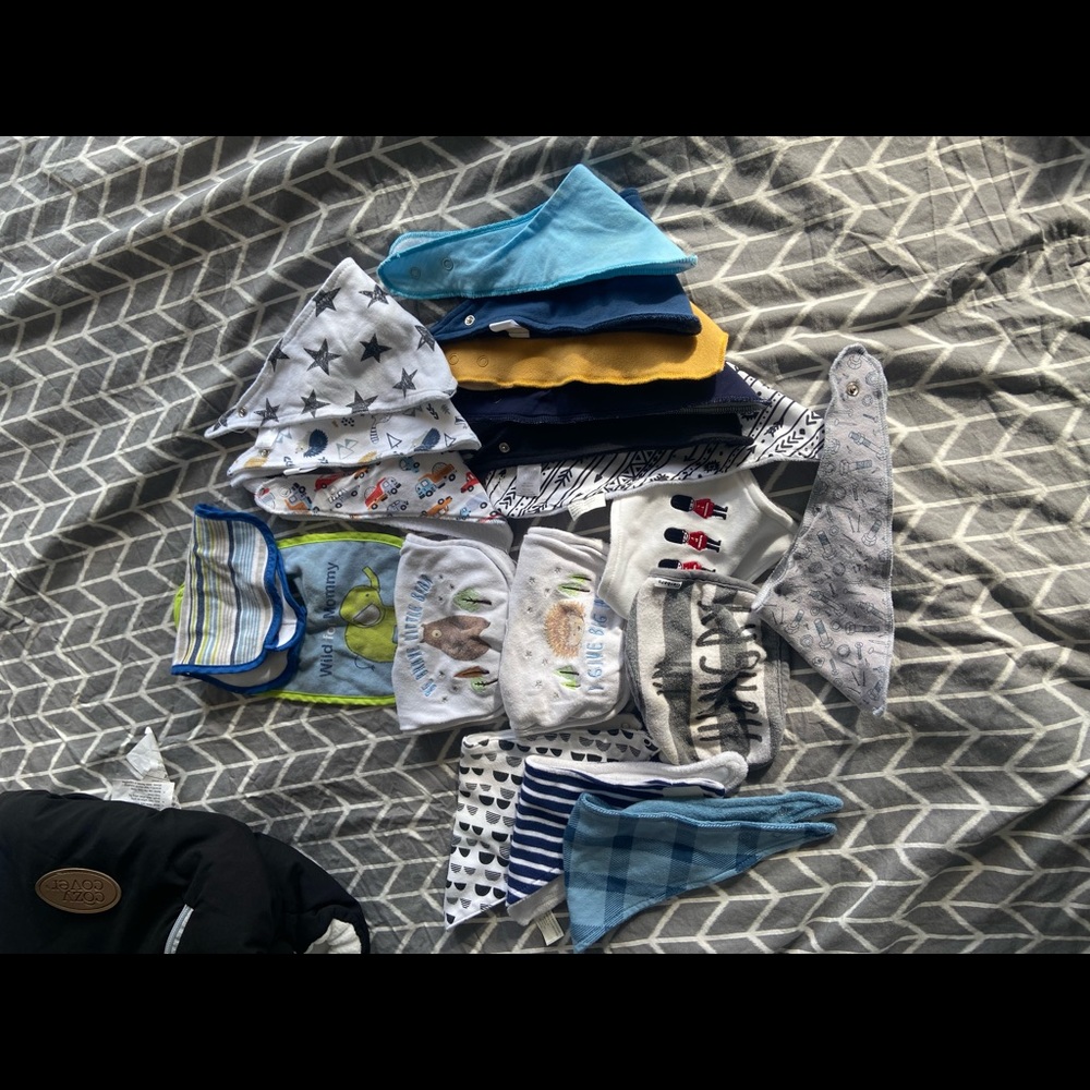 Baby boy bibs /drool bibs